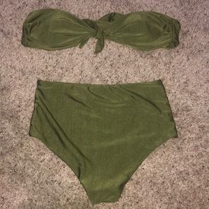 high waisted bikini